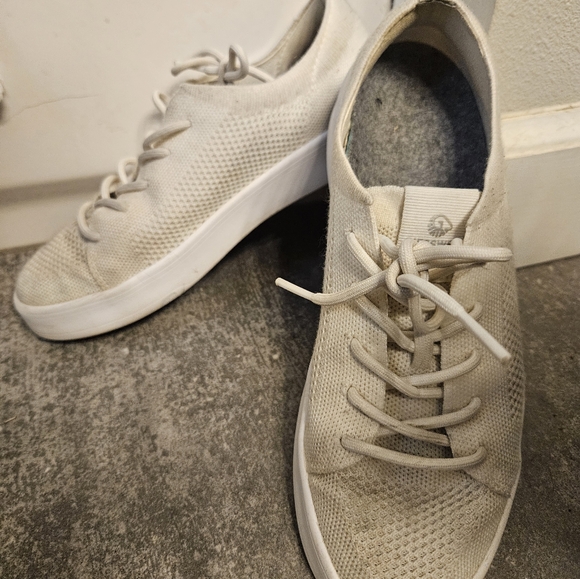 Giesswein White Washable Wool Sneakers Size 39 US 8 - Picture 2 of 2